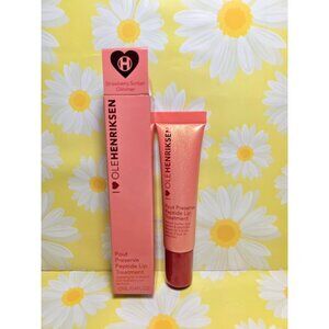 Ole Henriksen Pout Preserve STRAWBERRY SORBET GLIMMER Lip Treatment 0.4 fl.oz